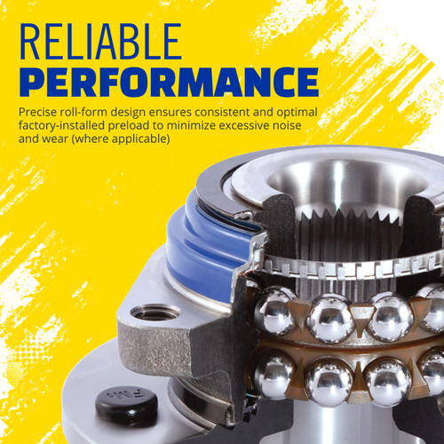 MOOG 04-09 Cadillac SRX Front Hub Assembly - 513198 Features and Benefits