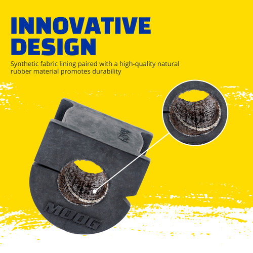 MOOG 05-10 Chevrolet Cobalt Front To Frame Sway Bar Bushing - K201614 Features and Benefits