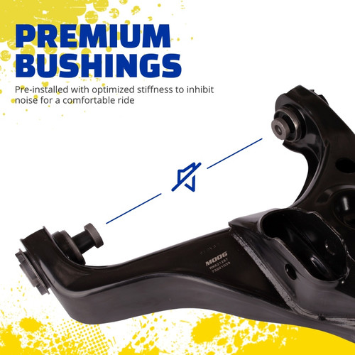 MOOG 13-23 Mazda CX-5 Rear Right Lower / Rear Right Lower Rearward Control Arm - RK643556 Features and Benefits