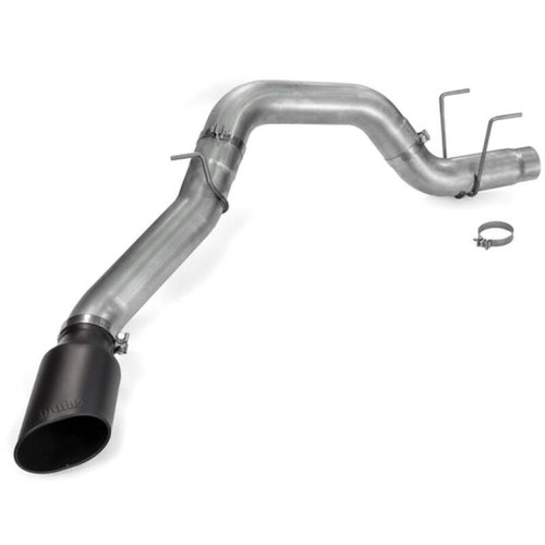 Banks Power 19-23 Dodge RAM Monster Exhaust 5.0in Single 6.7L CCLB DRW w/ SideKick Black Tip - 49808-B Photo - Primary