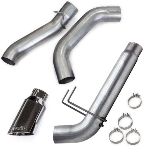 Banks Power 19-23 Dodge RAM Monster Exhaust 5.0in Single 6.7L MCSB DRW w/ SideKick S/S Chrome Tip - 49832 User 1