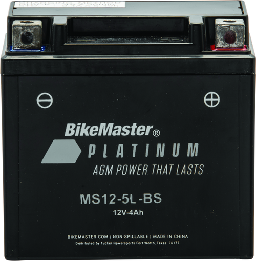 BikeMaster AGM Battery - MS12-5L-BS - 780737 Photo - Primary