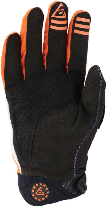Answer 25 Peak Flo Gloves Black/Hyper Orange/White Youth - Medium - 442893 User 1