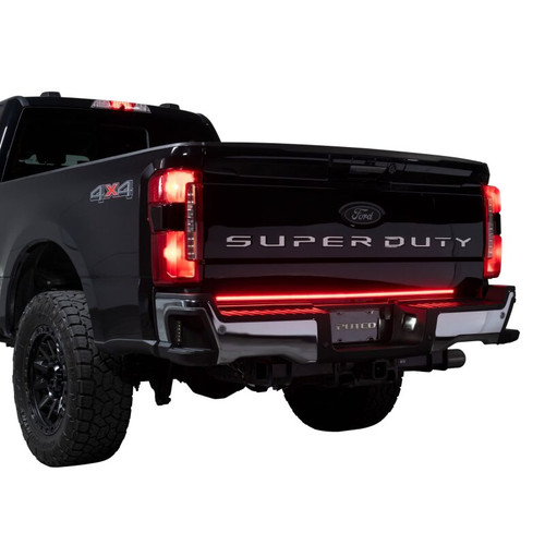 Putco 23-24 Ford SuperDuty F-250 60In Direct Fit Blade Kit Tailgate Bars w/ LED Taillamps - 9202960-26 Photo - lifestyle view