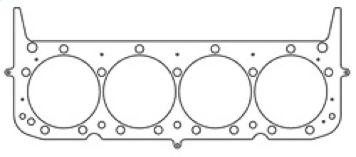 Cometic Chevrolet Gen-1 Small Block V8 BRODIX BD2000 Heads 4.030in Bore .030in MLS Head Gasket - C5404-030 User 1