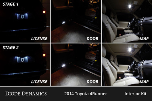 Diode Dynamics 10-24 Toyota 4Runner Interior LED Kit Cool White Stage 1 - DD0499 User 5