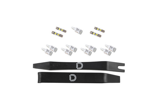 Diode Dynamics 11-21 Jeep Grand Cherokee Interior LED Kit Cool White Stage 2 - DD0508 Photo - Primary