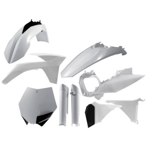 Acerbis 11-12 KTM SX-F/XC-F/2012 SX/XC Full Plastic Kit - White - 2205280002 Photo - Primary