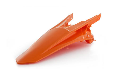 Acerbis 17-19 KTM XC-W150/250/300/ EXC-F250/350/450/500 Rear Fender - 16 Orange - 2634045226 Photo - Primary