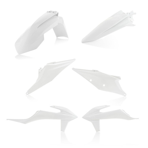 Acerbis 19-22 KTM 125-450 SX/ SX-F/ XC-F/ XC/ XC-tpi Plastic Kit - White - 2726500002 Photo - Primary