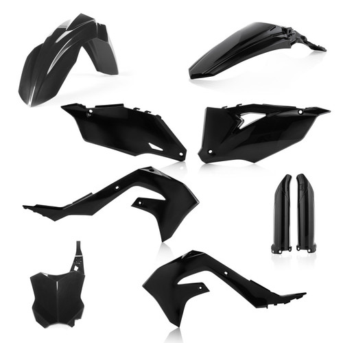 Acerbis 21+ Kawasaki KX250 KX250X/19-23 KX450 Full Plastic Kit - Black - 2736290001 Photo - Primary