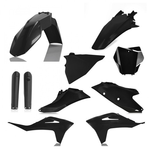 Acerbis 21-23 GasGas MC125/250F/450F/ EX300/250F/350F/450F Full Plastic Kit - Black - 2872790001 Photo - Primary