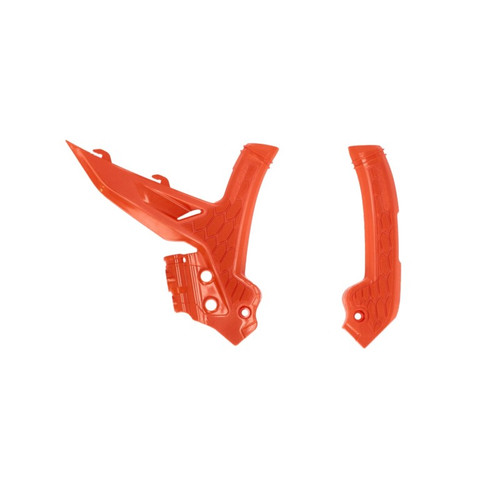 Acerbis 23+ KTM EXC-F/ SX/ SX-F/ XC/ XC-F/ XC-W/ XCF-W Frame Guards- X-Grip - 16 Orange - 2975045226 Photo - Primary