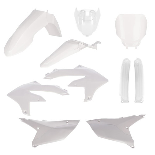 Acerbis 2024 Yamaha YZ250F/ 23-24 YZ450F/FX (w/Tank Cover) Full Plastic Kit - White - 2979590002 Photo - Primary