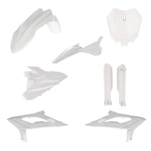 Acerbis 2023 Beta RX300/450 Full Plastic Kit - White - 2979660002 Photo - Primary