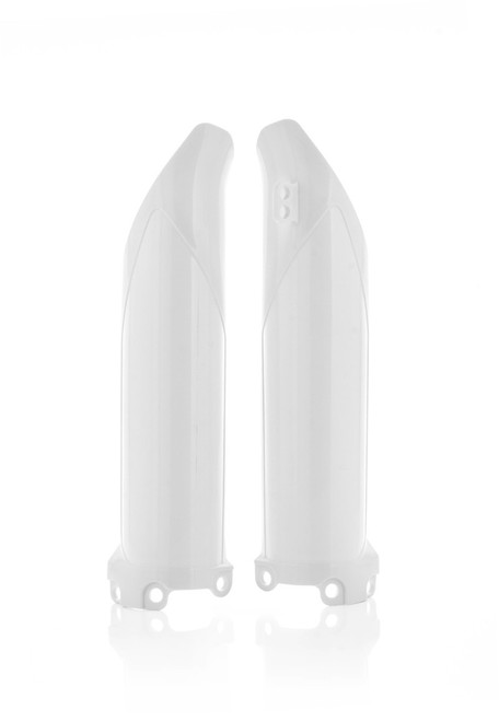 Acerbis 17+ Kawasaki KX250F/ KX250-450/ KX250X/450X/ KX450F Lower Fork Cover Set - White - 2982550002 Photo - Primary