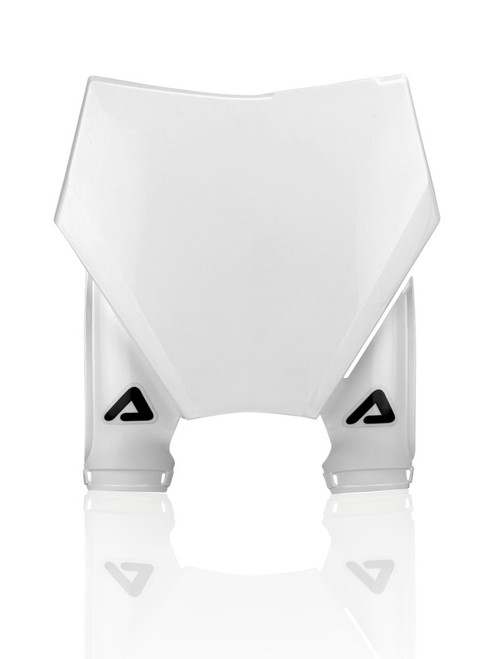 Acerbis 23+ KTM SX125-300/SX-F250-450/XC125-300/XC-F250-450 Front Number Plate-Raptor 2 - White - 2983160002 Photo - Primary