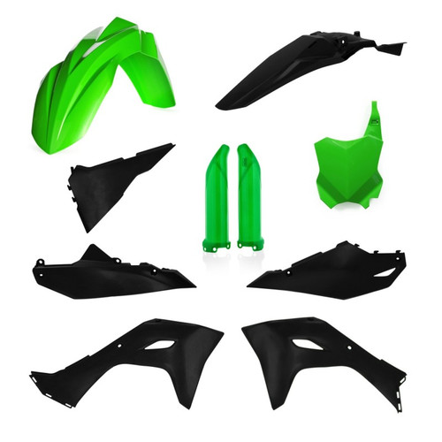 Acerbis 2024 Kawasaki KX450 Full Plastic Kit - Green/Black - 2983571089 Photo - Primary