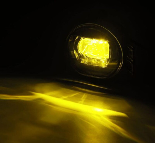 Alpharex 02-08 Dodge Ram 1500/03-09 Ram 2500/3500 DoubleTap Dual Color LED Proj Fog Lights - Wt/Ambr - 210005 User 5