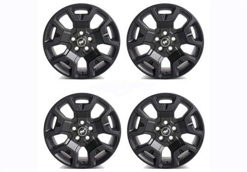 Ford Racing 2021+ Bronco Sport 17in Low Gloss Black Wheel Kit - M-1007K-S17BSB Photo - Primary