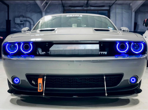 Oracle 15-23 Dodge Challenger Dynamic Surface Mount Headlight Halo Kit - SEE WARRANTY - 3989-332 Photo - lifestyle view