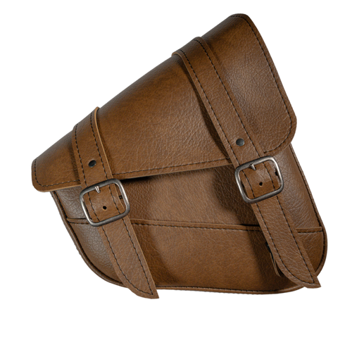 Willie & Max HD Sportsters,Custom Hard Tails Swingarm Bag Dual Shock(10.5inLx11.5inWx 4.5in H)-Brown - 59773-00 User 1