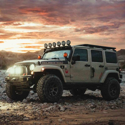 KC HiLiTES SlimLite 8in. LED 138W Spot Beam - Single Light - 1101 Photo - lifestyle view