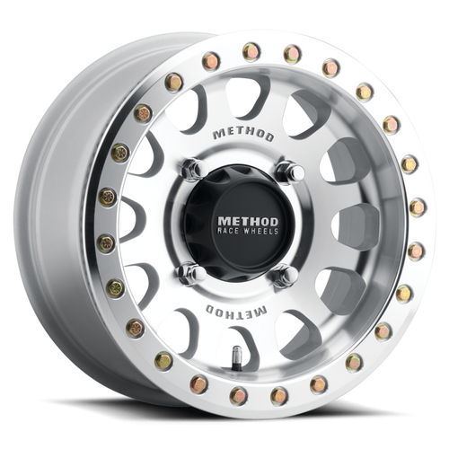Method MR401 UTV Beadlock 15x7 +38mm Offset 6 x 139.7 BP 81.80mm CB Raw Machined Wheel w/ BH-H24100 - MR40157060352B Photo - Primary