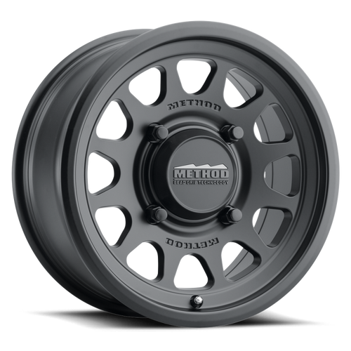 Method MR414 Bead Grip 15x7.0 +38mm Offset 6x139.7 BP 78.30mm CB Matte Black Wheel - MR41457060552 Photo - Primary