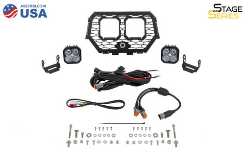 Diode Dynamics 14-18 Polaris RZR XP Stage Series LED Grille Kit Bracket Kit - DD7854P User 8
