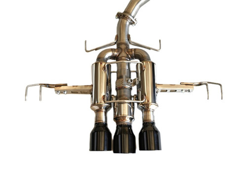 Invidia 22+ HONDA CIVIC TYPE-R FL5 R400 SINGLE LAYER BLACK TIP CAT-BACK (NON POLISH PIPE) - HS22CTRFGM3SBL User 1