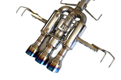 Invidia 22+ HONDA CIVIC TYPE-R FL5 R400 SINGLE LAYER TI TIP FULL CAT-BACK (NON POLISH PIPE) - HS22CTRFGM3STL User 1