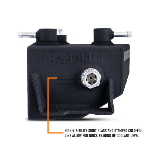 Mishimoto 2024+ Ford Mustang V8/2.3L EcoBoost Expansion Tank - Black - MMRT-MUS-24MWBK User 1
