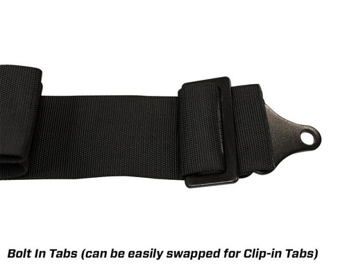 PRP 5.2 Cam-Lock Harness w/ Ratchet Lap Belt - Black - SB5.2CAMRT Photo - Close Up