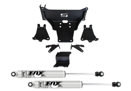 Superlift 17-24 Ford F-450/550 Super Duty 4WD Dual Steering Stabilizer Kit w/ Fox 2.0 Shocks - 92766 Photo - Primary