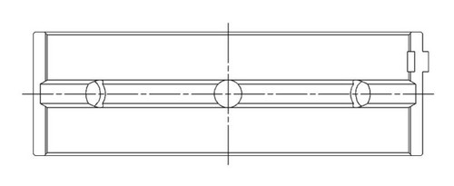 ACL BMW N63B44/S63B44 4.4L V8 .50mm Oversized Main Bearings - 5M1573H-.50 Technical Drawing