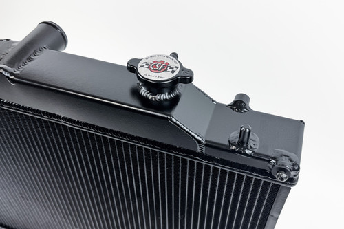 CSF 2022+ Subaru WRX All Aluminum Radiator - Black - 7224B Photo - Close Up