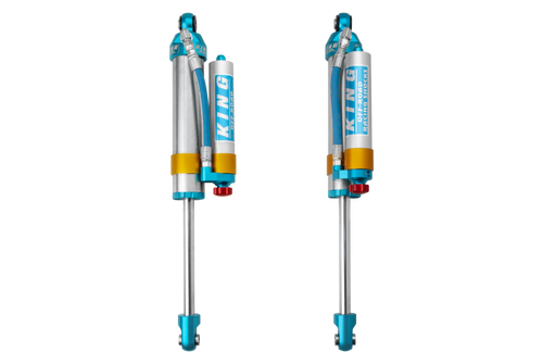 King Shocks 2005+ Ford F-550 2.5 Dia. Piggy Hose Reservoir Shock w/ Adjuster (Pair) - 25001-398A Photo - Primary