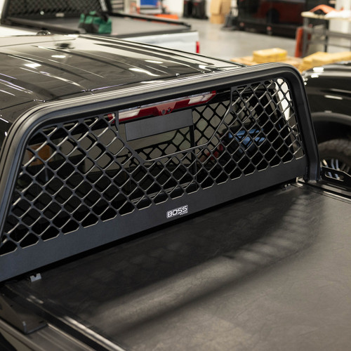 Putco 20-24 Chevrolet Silverado 1500 / 20-24 GMC Sierra 1500 Boss Headache Rack - Black - 89058 Photo - lifestyle view