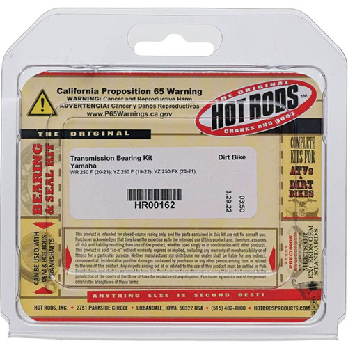 Hot Rods 19-22 Yamaha YZ 250 F 250cc Transmission Bearing Kit - HR00162 Photo - Primary