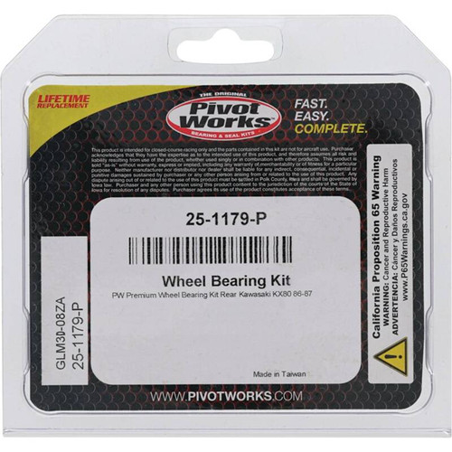 Pivot Works Kawasaki Wheel Bearing Kit Premium Bearings - 25-1179-P Photo - Primary