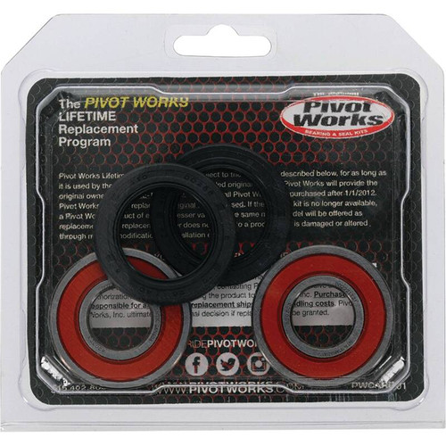 Pivot Works Honda Wheel Bearing Kit Premium Bearings - 25-1225-P Photo - Primary