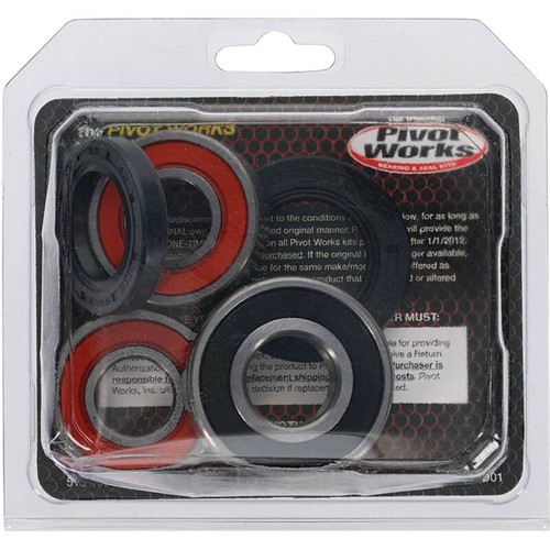 Pivot Works Honda Wheel Bearing Kit Premium Bearings - 25-1230-P Photo - Primary