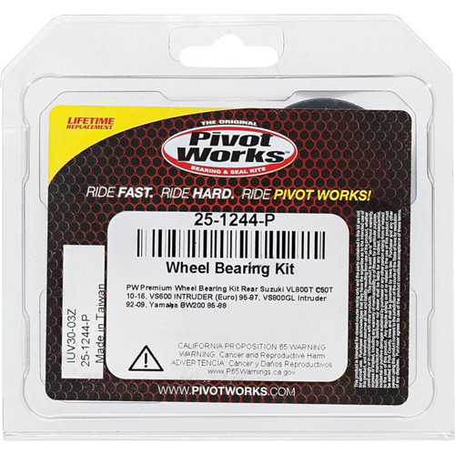 Pivot Works Suzuki, Yamaha Wheel Bearing Kit Premium Bearings - 25-1244-P Photo - Primary