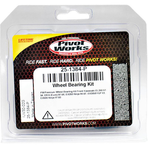 Pivot Works Kawasaki Wheel Bearing Kit Premium Bearings - 25-1384-P Photo - Primary