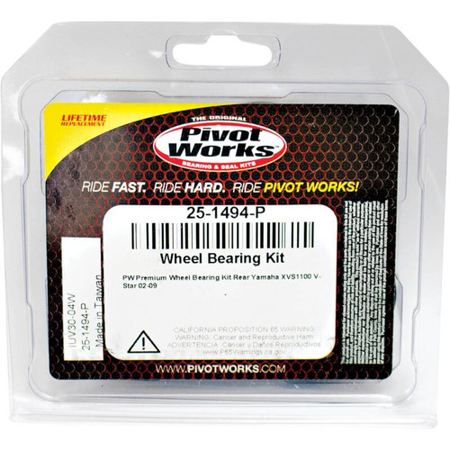 Pivot Works Yamaha Wheel Bearing Kit Premium Bearings - 25-1494-P Photo - Primary