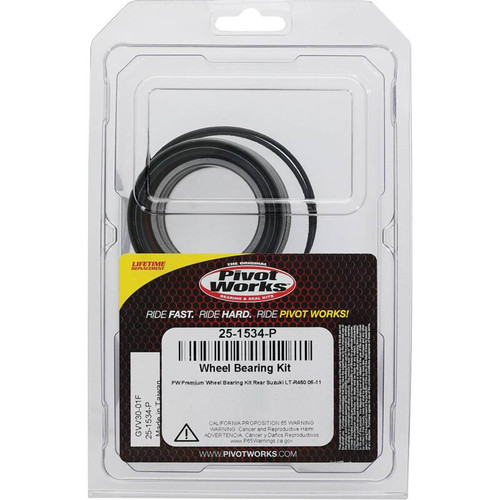 Pivot Works Suzuki Wheel Bearing Kit Premium Bearings - 25-1534-P Photo - Primary