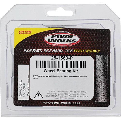 Pivot Works Kawasaki Wheel Bearing Kit Premium Bearings - 25-1560-P Photo - Primary