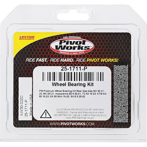 Pivot Works Gas-Gas, Husqvarna, KTM Wheel Bearing Kit Premium Bearings - 25-1711-P Photo - Primary