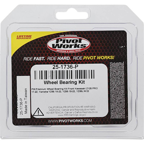 Pivot Works Kawasaki, Yamaha Wheel Bearing Kit Premium Bearings - 25-1736-P Photo - Primary